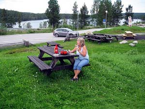 Fika vid Polcirkeln