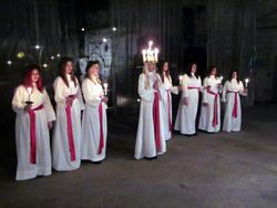 Avesta Lucia i verket