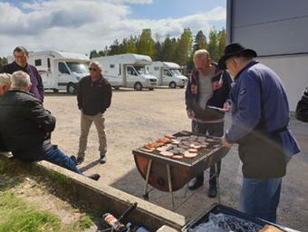 Grillmästare i aktion