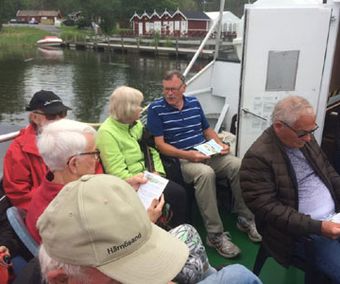 Söndagens båtresa till Lurö.