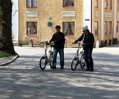 Några valde att cykla istället