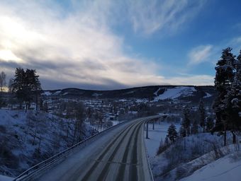 Skidbacken i Sollefteå.