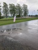I väntan på resterande bilar