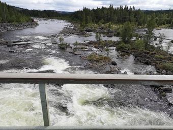 Övergång vid Bågede.