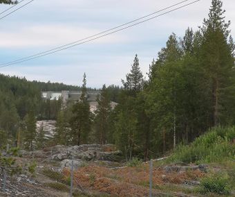 Dammluckorna var stängda.
