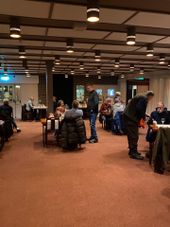 Middag på Moraparkens restaurang.