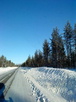 Sol och gnistrande snö...