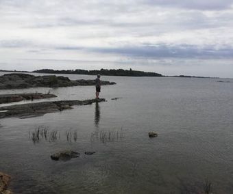 Lurö, promenader på olika slingor.