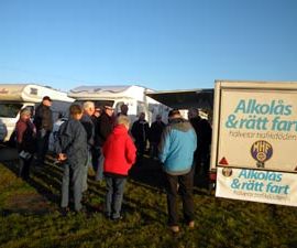 Visning av alkolås & Rätt fart