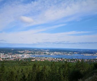 Sundsvall från Södra berget.