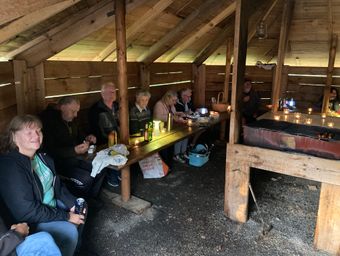 Grillningen i full gång