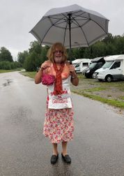 "Lena" kom och hälsade på
