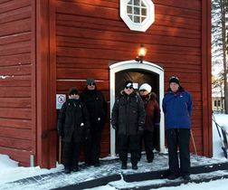 Jokkmokk, utanför Gamla Kyrkan