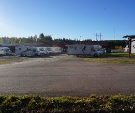 Det finns även elplatser..