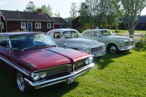 På Kristi Himmelsfärdsdagen var det samling av vackra veteranfordon ut