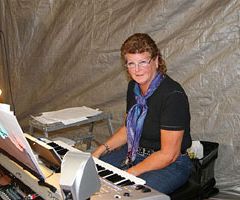 Kvällens musik klinkas fram av Agneta 311