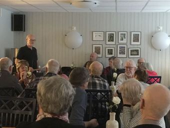 Klaes hälsar välkommen till träffen i Mora