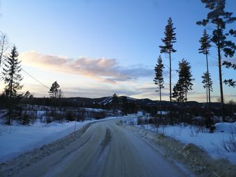 Skidbacken i Järvsö.