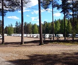 Uppställningsplatsen vid Frykstastugan i Kil