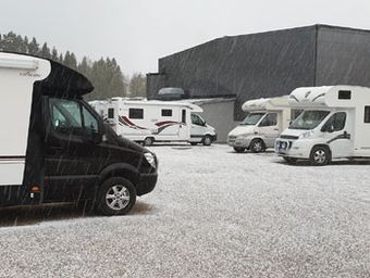 Maj-väder, hagel och drivis!